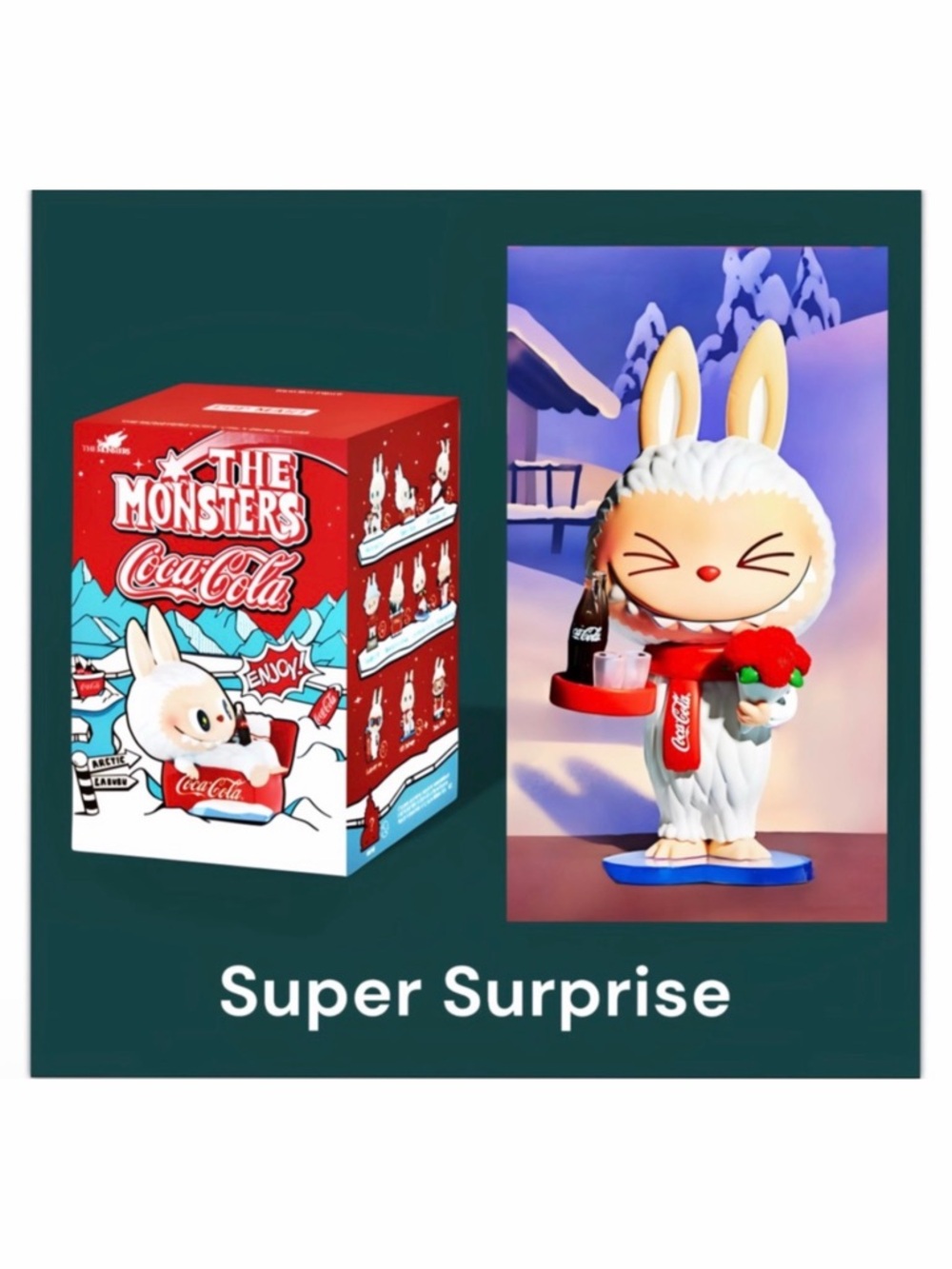 Pop Mart The Monsters Coca-Cola Series Figurine Super Surprise